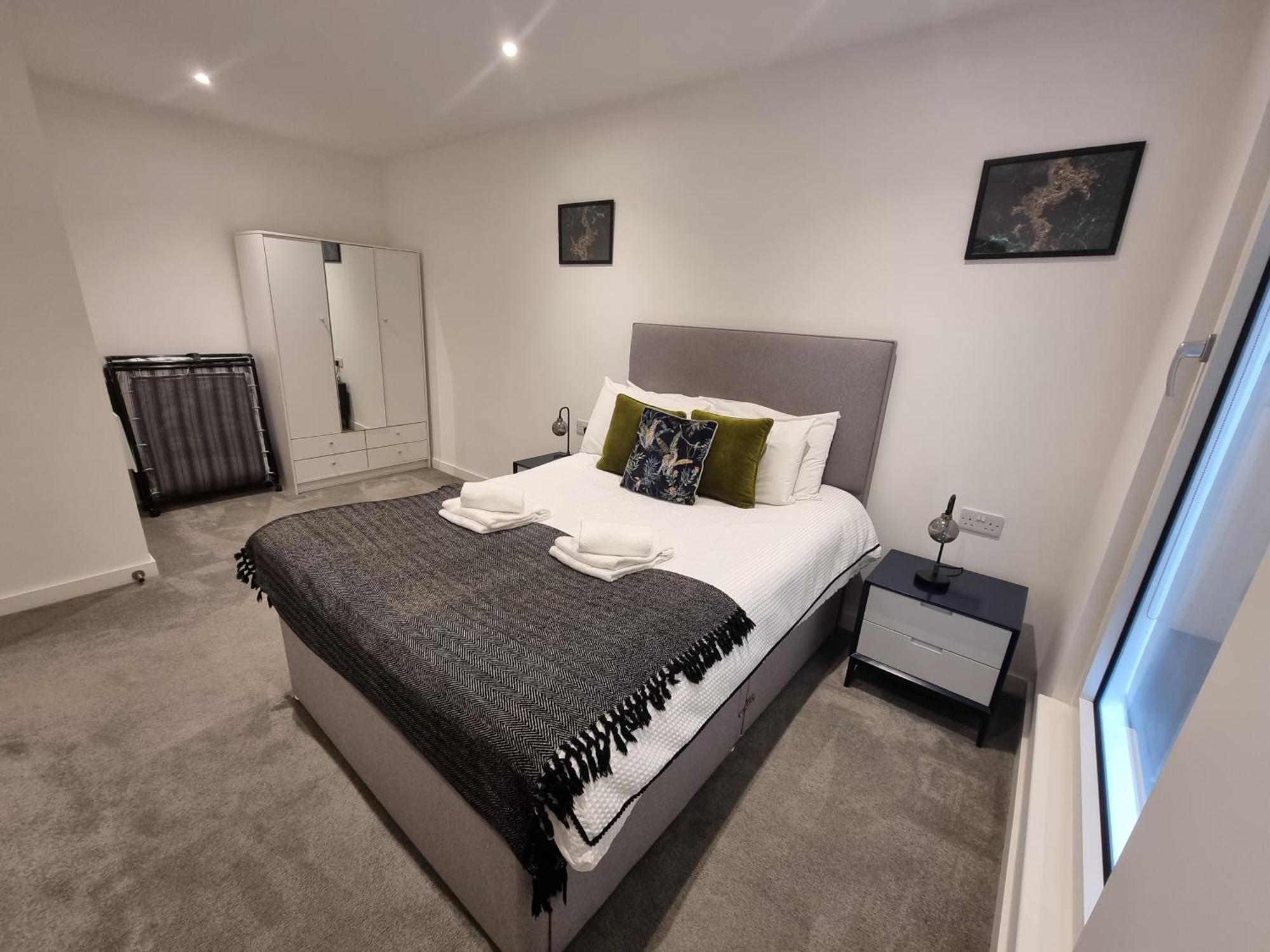 Trafford Suite Modern 1 Bed With Cinema Room 曼彻斯特 外观 照片